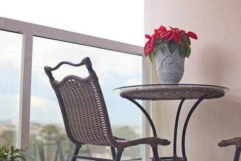 You can get matching balcony tables for your apartment or condo on a budget.