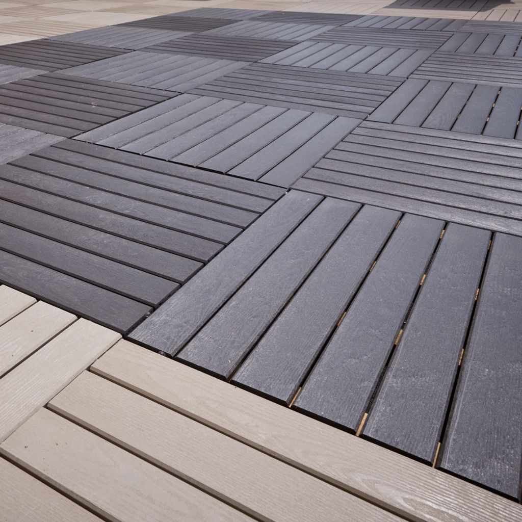 Recycled Plastic Deck Tiles