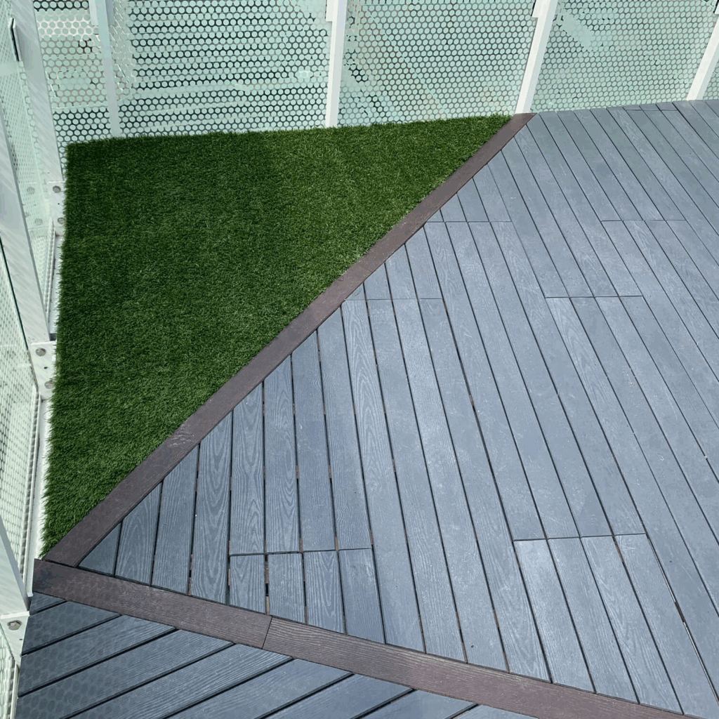 Enhancing Urban Spaces with Grass Tile Inserts | Designer Deck