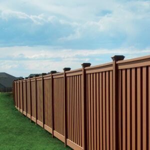 Vertical WPC Panel Fence