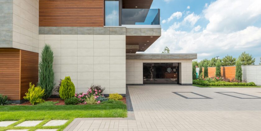 Deck Tiles with Grass Combination