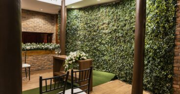 Luxurious Outdoor Spaces with Artificial Living Wall Foliage